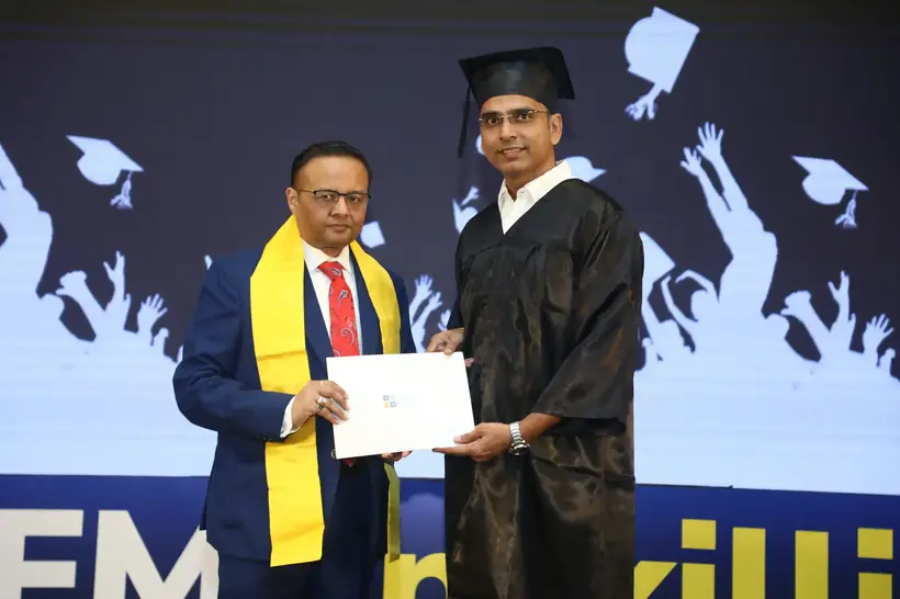 AAFM India CWM graduate at convocation